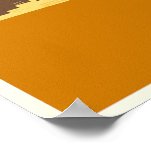 Texas Travel Poster (Ecke)