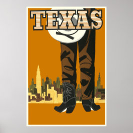 Texas Travel Poster