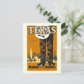 Texas Travel Vintag Postcard Postkarte (Stehend Vorderseite)