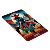 Texas Travel: Wo der Westen beginnt flexibel Magnet (Rechte Seite)