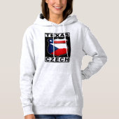 Texas Tschechische Amerikanerin Hoodie (Vorderseite)