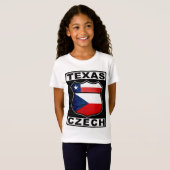 Texas Tschechische Amerikanerin T-Shirt (Vorne ganz)