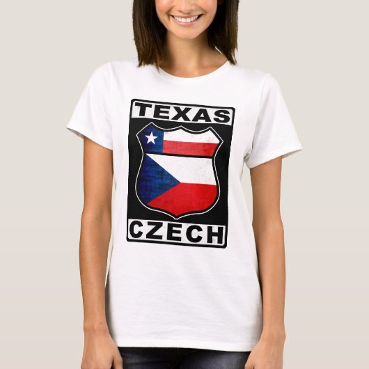 Texas Tschechische T-Shirt (Vorderseite)
