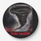 TEXAS-TWISTER PAPPTELLER (Vorderseite)