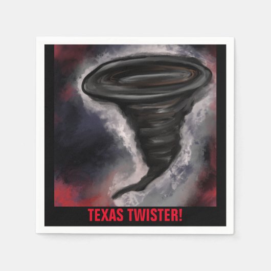 TEXAS TWISTER SERVIETTE (Vorderseite)