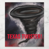 TEXAS TWISTER WEINETIKETT (Einzelnes Label)