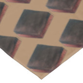 Texas TX Chocolate Sheet Cake Texan Food Dessert Tischdecke (Schrägansicht)