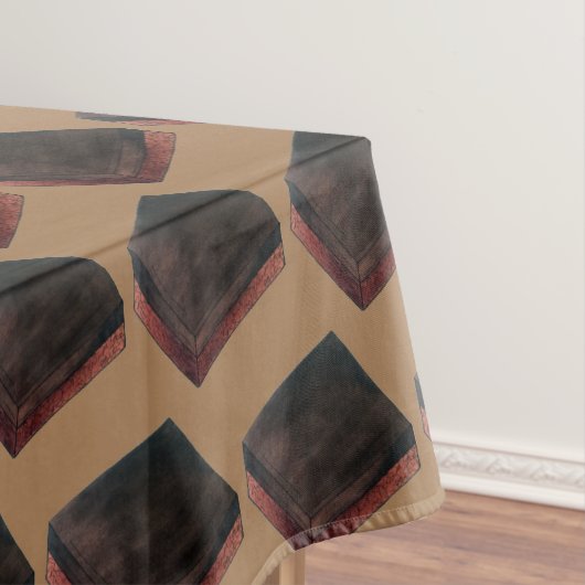 Texas TX Chocolate Sheet Cake Texan Food Dessert Tischdecke (Beispiel)