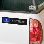 Texas-Unabhängigkeit - SECEDE Autoaufkleber (Auf Lkw)