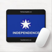 Texas-Unabhängigkeits-Mausunterlage Mousepad (Mit Mouse)