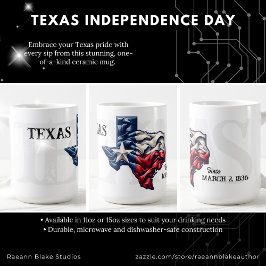 Texas Unabhängigkeitstag Keramikbecher Kaffeetasse