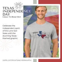 Texas Unabhängigkeitstag Unisex Tri-Blend-Shirt