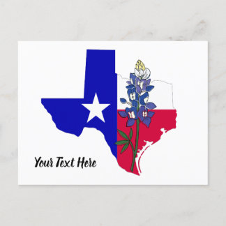 Texas und Bluebonnet Postcard Postkarte