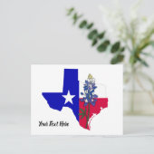 Texas und Bluebonnet Postcard Postkarte (Stehend Vorderseite)