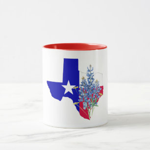 Texas und Bluebonnets Tasse