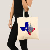 Texas und Bluebonnets Tragetasche (Vorderseite (Produkt))