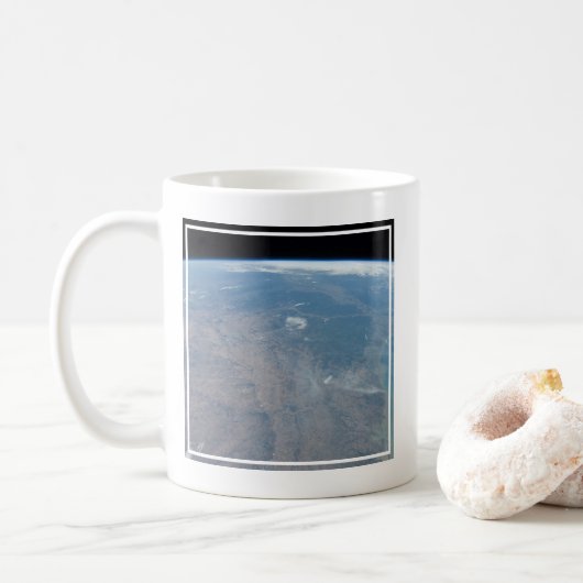 Texas und der Golf von Mexiko Kaffeetasse (Mit Donut)