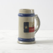 Texas- und Gadsden-Flagge Bierglas (VorderseiteRechts)