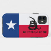 Texas- und Gadsden-Flagge Case-Mate iPhone Hülle (Rückseite (Horizontal))