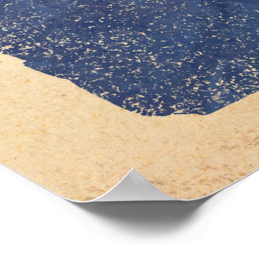 Texas- und Gadsdenflagge Poster (Ecke)