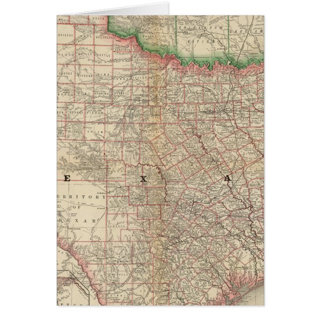 Texas und Indisches Gebiet (Vorne)