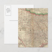 Texas und Indisches Gebiet Postkarte (Vorne/Hinten)