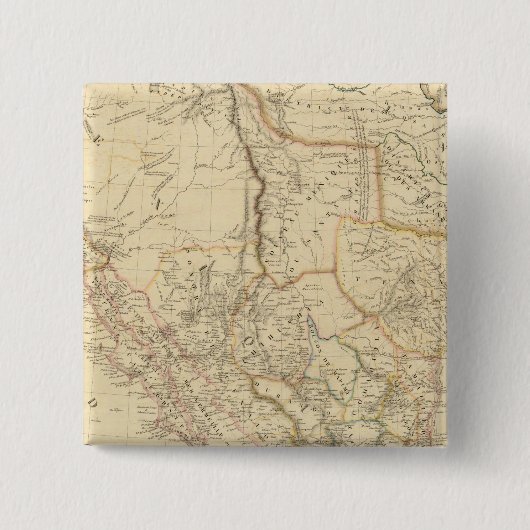 Texas und Mexiko Button (Vorderseite)