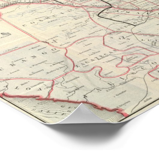 Texas und Mexiko, Houston Poster (Ecke)