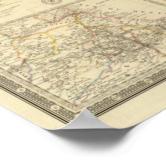 Texas und Mexiko Poster (Ecke)