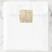 Texas und Mexiko Quadratischer Aufkleber (Tasche)