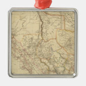 Texas und Mexiko Silbernes Ornament (Vorne)