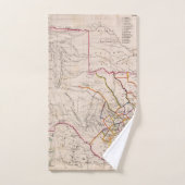 Texas und Oklahoma Badhandtuch Set (Handtuch)