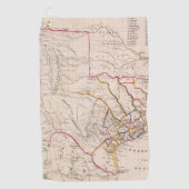 Texas und Oklahoma Golfhandtuch (Vorderseite)