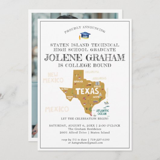 Texas | Uni Bound Graduation Party (Vorne/Hinten)