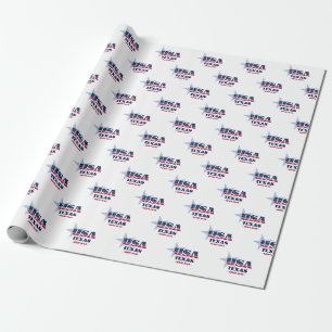 Texas US Flagge Staat Geschenkpapier