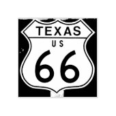 Texas US Route 66 signierte Briefmarke Gummistempel (Prägung)