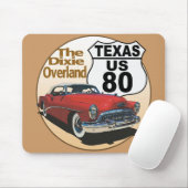 Texas US Route 80 - The Dixie Overland Mousepad (Mit Mouse)