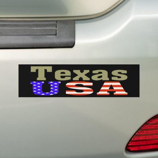 Texas USA! Autoaufkleber (Auf Auto)