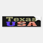Texas USA! Autoaufkleber (Vorne)