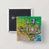 Texas USA Button (Vorne & Hinten)