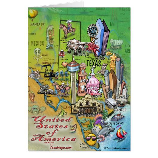 Texas USA Card (Vorne)