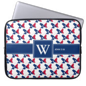 TEXAS USA Christlich Scripting Monogram Notebook Laptopschutzhülle (Vorderseite)
