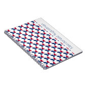 TEXAS USA FLAG Custom Add Name Notebook Journal Notizblock (Rechte Seite)