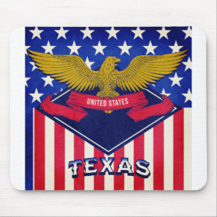 Texas USA Flag Mousepad