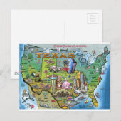 Texas USA Karte (Vorne/Hinten)
