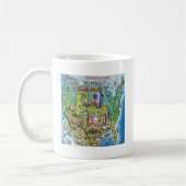 Texas USA Map Kaffeetasse (Links)