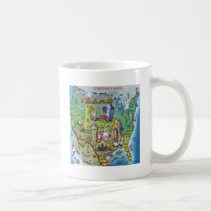 Texas USA Map Kaffeetasse