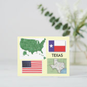 Texas, USA Postkarte (Stehend Vorderseite)