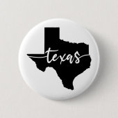 Texas USA Staat Map Button (Vorderseite)