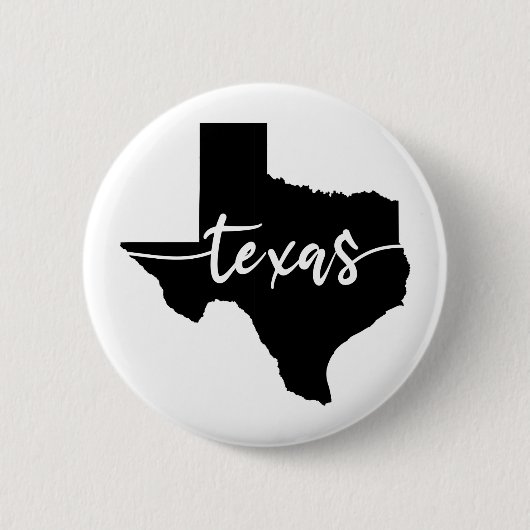 Texas USA Staat Map Button (Vorderseite)
